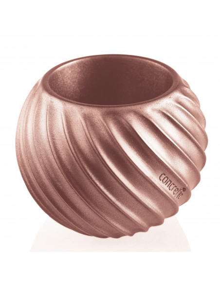 Donica Bauble Wave Rose Gold Poli 7,6 cm