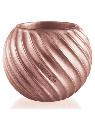 Donica Bauble Wave Rose Gold Poli 7,6 cm