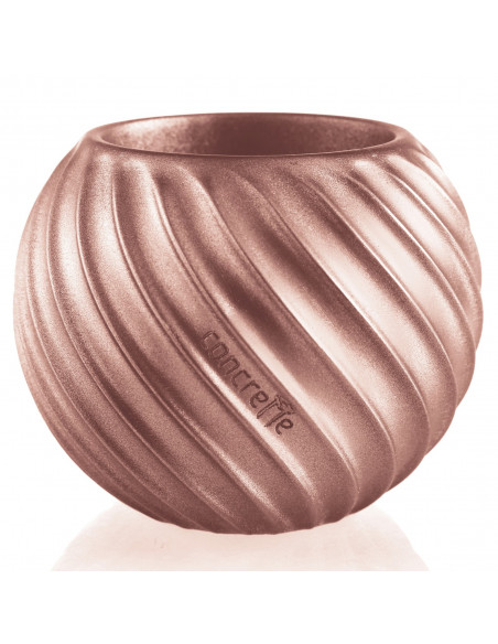 Donica Bauble Wave Rose Gold Poli 7,6 cm