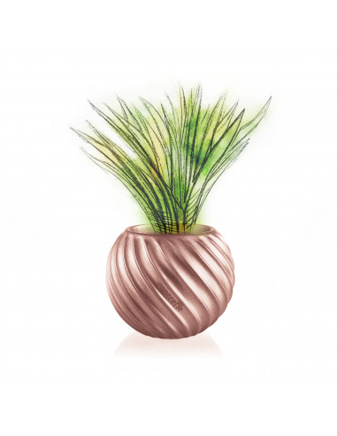 Donica Bauble Wave Rose Gold Poli 7,6 cm