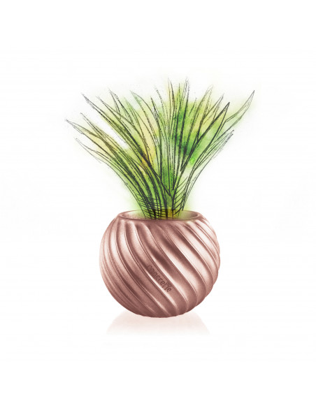 Donica Bauble Wave Rose Gold Poli 7,6 cm