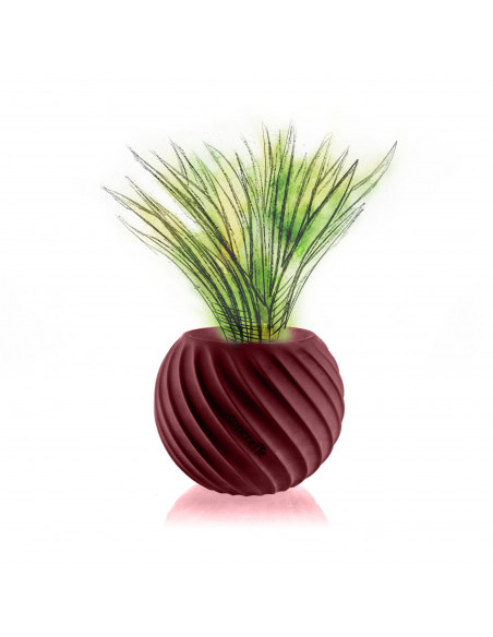 Donica Bauble Wave Maroon Poli 7,6 cm