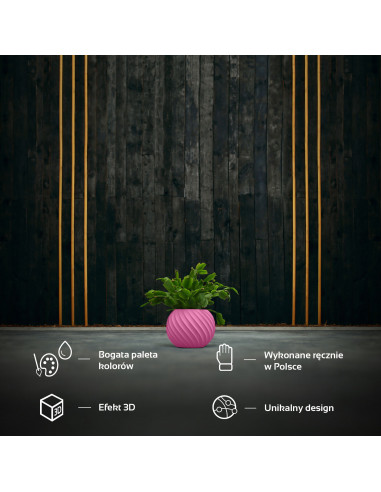 Donica Bauble Wave Candy Pink Poli...