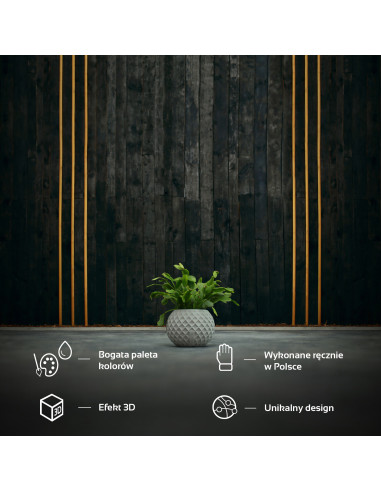 Donica Bauble Squares Unpainted 7,6 cm