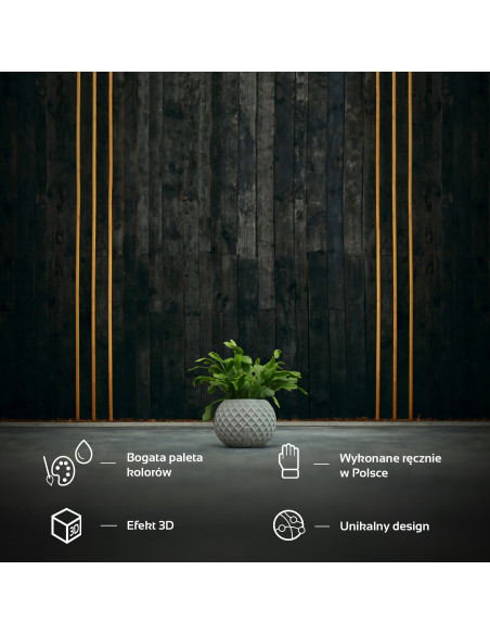 Donica Bauble Squares Unpainted 7,6 cm