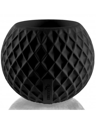 Donica Bauble Squares Black Matt Poli...