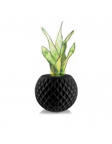 Donica Bauble Squares Black Matt Poli...