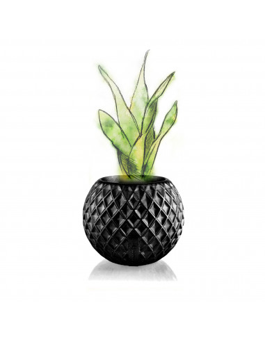 Donica Bauble Squares Black Metallic...