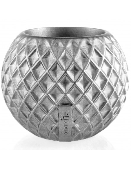 Donica Bauble Squares Silver Poli 7,6 cm