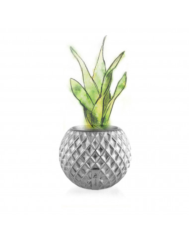 Donica Bauble Squares Silver Poli 7,6 cm