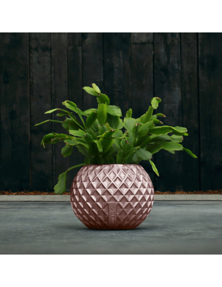 Donica Bauble Squares Rose Gold Poli 7,6 cm