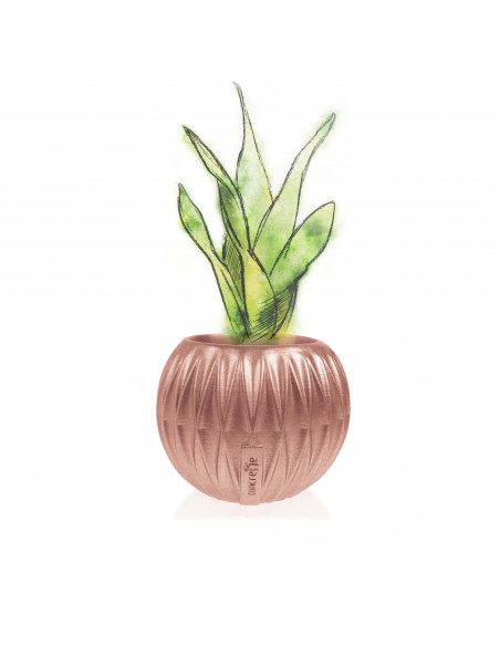 Donica Bauble Optic Rose Gold Poli 7,6 cm