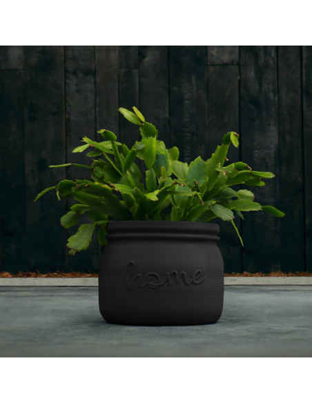 Donica Home Black Matt Poli 11 cm