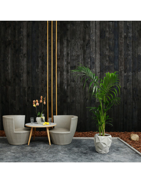 Donica Geometric Unpainted 24 cm