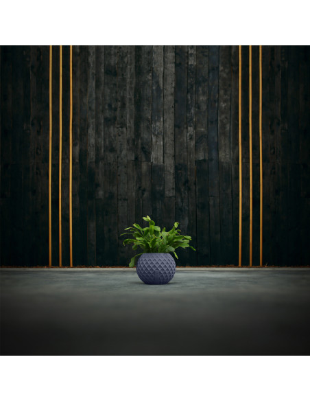 Donica Bauble Squares Midnight Gray Poli 7,6 cm