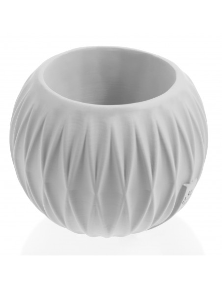 Donica Bauble Optic White Poli 7,6 cm