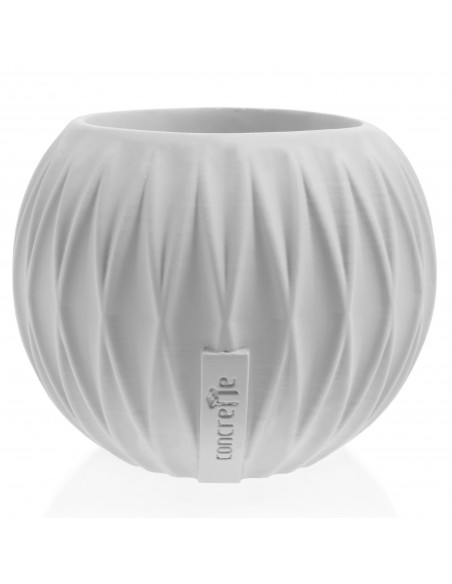 Donica Bauble Optic White Poli 7,6 cm