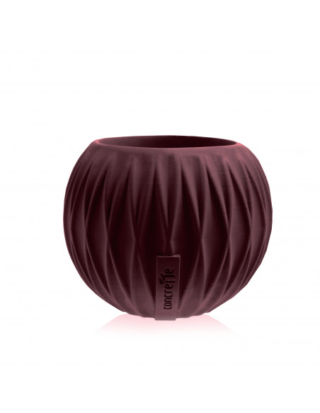 Donica Bauble Optic Maroon Poli 7,6 cm