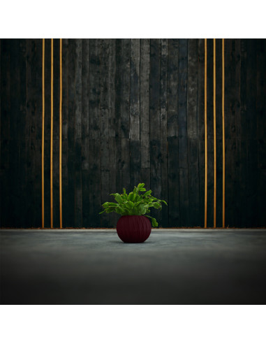 Donica Bauble Optic Maroon Poli 7,6 cm