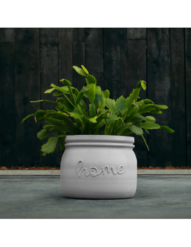 Donica Home White Poli 11 cm