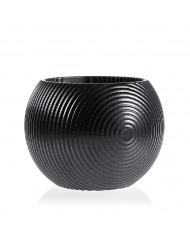 Donica Solid Lines Black Metallic...