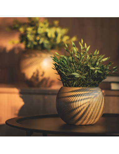 Donica Solid Lines Brass Poli 10 cm