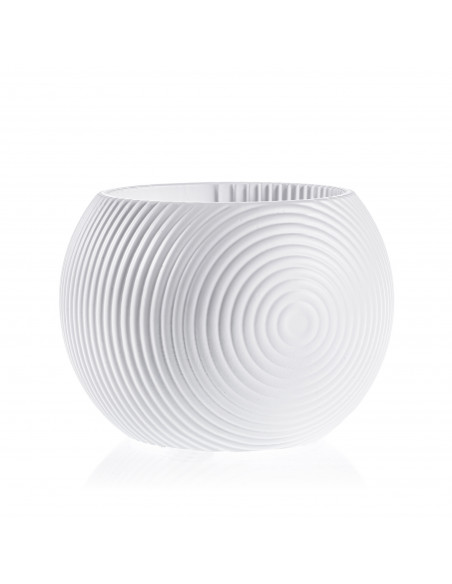 Donica Solid Lines White Matt Poli 10 cm