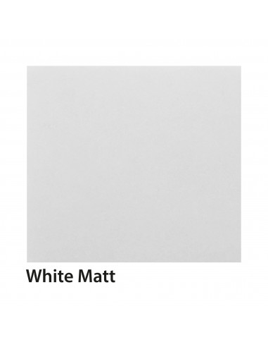 Donica Solid Lines White Matt Poli 10 cm