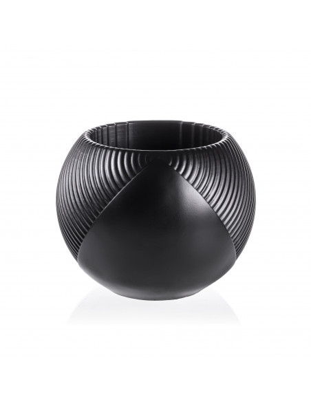 Donica Half Lines Black Matt Poli 12 cm