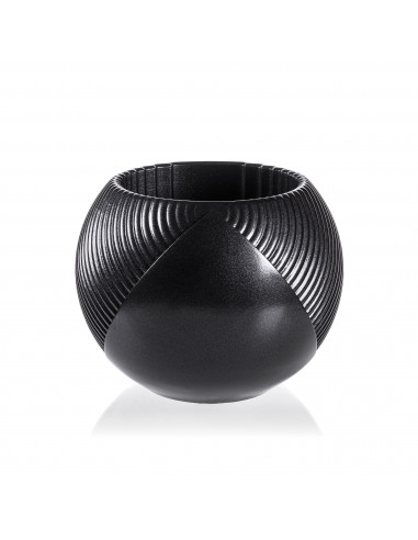 Donica Half Lines Black Metallic Poli...