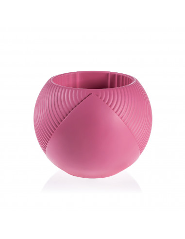 Donica Half Lines Candy Pink Poli 12 cm