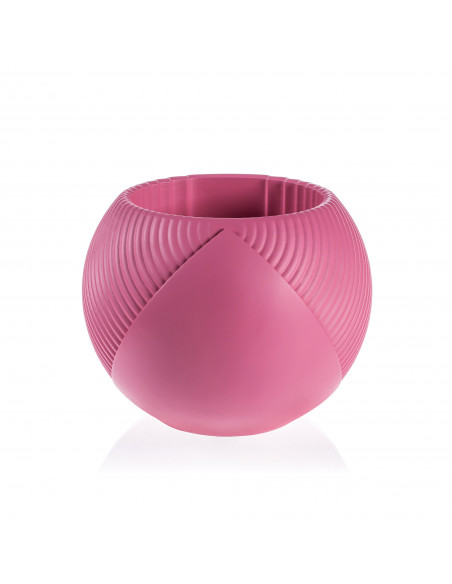 Donica Half Lines Candy Pink Poli 12 cm