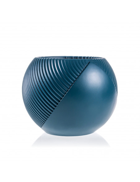 Donica Half Lines Dark Turquoise Poli  12 cm