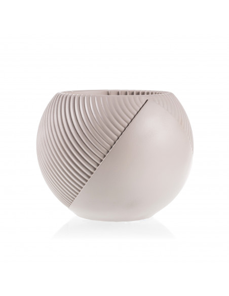 Donica Half Lines Light Beige Poli  12 cm