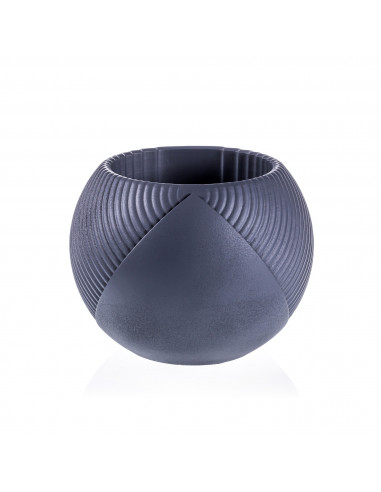 Donica Half Lines Midnight Gray Poli...