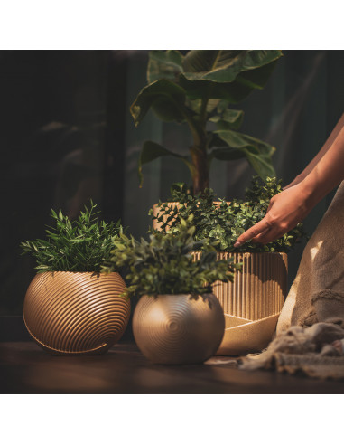 Donica Half Lines Steel Poli  12 cm