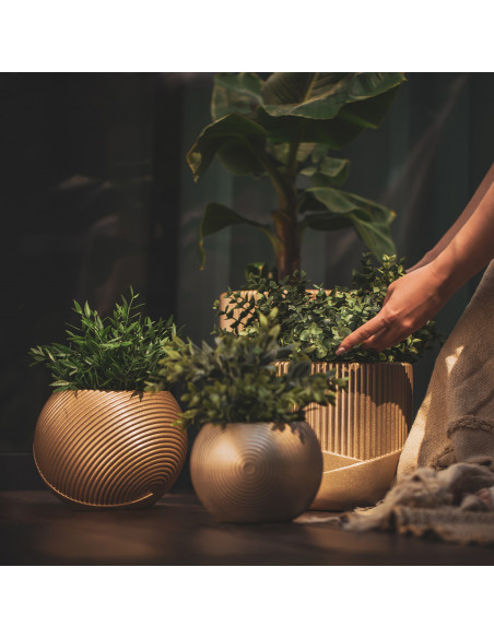 Donica Half Lines Unpainted 12 cm