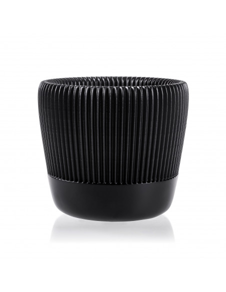 Donica Upside Lines Black Matt Poli 12 cm