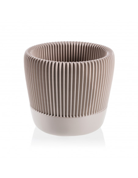 Donica Upside Lines Light Beige Poli  12 cm