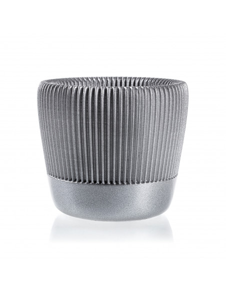 Donica Upside Lines Silver Poli  12 cm