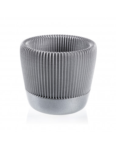 Donica Upside Lines Silver Poli  12 cm