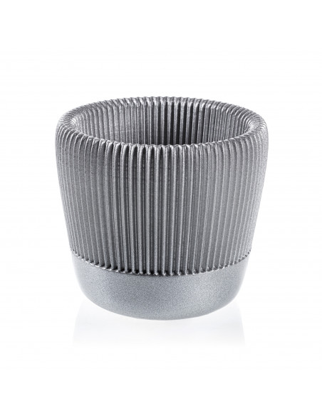 Donica Upside Lines Silver Poli  12 cm