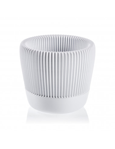 Donica Upside Lines White Matt Poli...