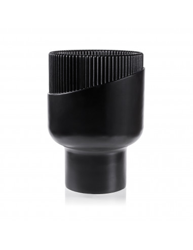 Donica Hidden Lines Black Matt Poli...