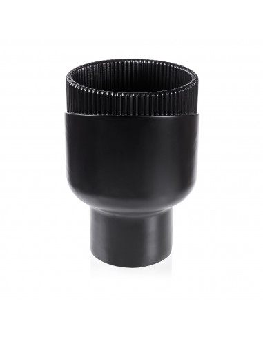 Donica Hidden Lines Black Matt Poli...