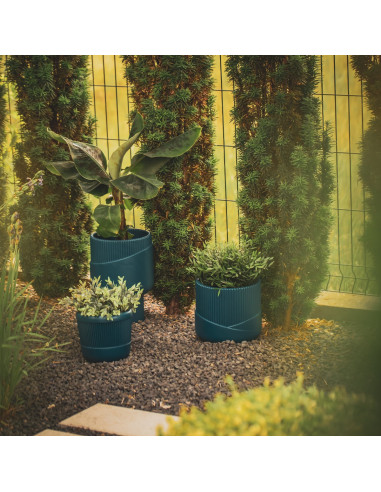 Donica Middle Lines Midnight Gray...