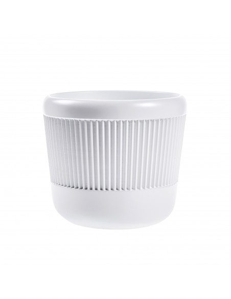 Donica Middle Lines White Matt Poli 14 cm