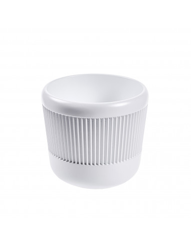 Donica Middle Lines White Matt Poli...