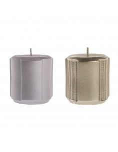 Świeca Rolls set of 2 Gray,... 2