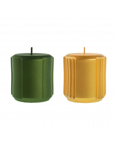 Świeca Rolls set of 2 Dark Green +...